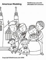 Wedding Coloring Pages Kids Activities Printable Print Colouring Clipart Party Preschool Color Theme Activity Colour Marry Weddings Will Kleuters Thema sketch template