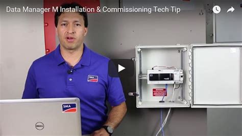 tech tip installation  commissioning   data manager  powered  ennexos sunny sma