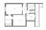 Floor Apartment Bachelor Plans Pad Small Plan Modern Renovation Before Tel Aviv Compact Bathroom sketch template