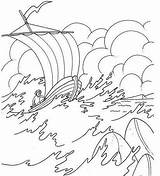 Coloring Pages Storm Jesus Calms Sea Kids Colouring Calming School Sunday Bible Wither Boat Noah Crafts Sheets Ark Getcolorings Choose sketch template