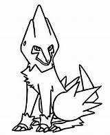 Manectric Electrike Coloriages Ohbq Bonjour Enfants Pokémon sketch template