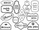 Potion Labels Potter Harry Printable Bottle Coloring Pages Papertraildesign Printables Potions Print Book Party Halloween Diy Hogwarts Trail Paper Following sketch template