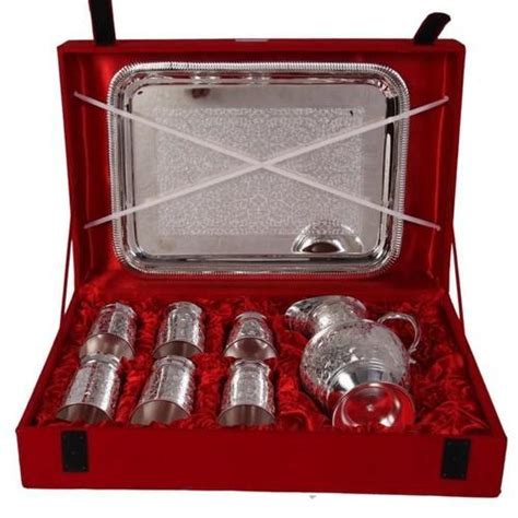 Silver Glass Set At Best Price Inr 4 810 Set In Nagaur Rajasthan From