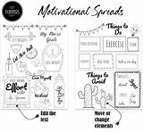 Bullet Planner Printable Spreads 101planners sketch template