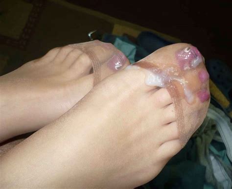 image in gallery cum covered nylon feet 1 picture 4 uploaded by sluthunterr77 on
