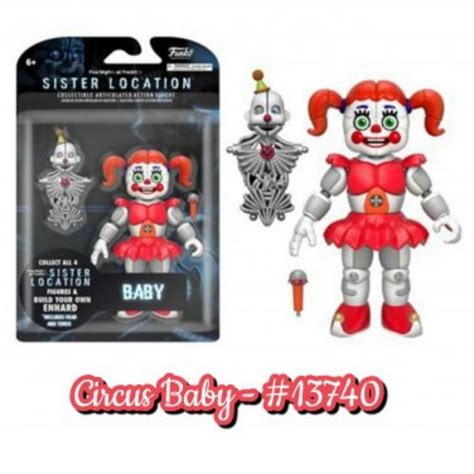 Set Of 4 Funko Five Nights At Freddy S Fnaf Sister Location 5