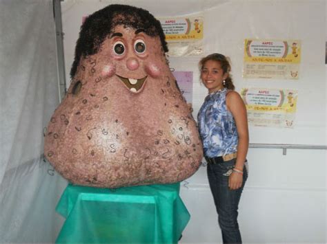 brazilian testicle mascot ‘mr balls aka ‘senhor testiculo raises awareness of testicular cancer