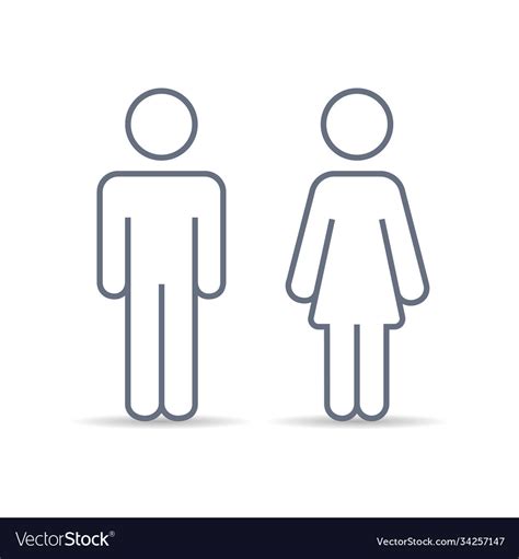 outline couple man  woman royalty  vector image