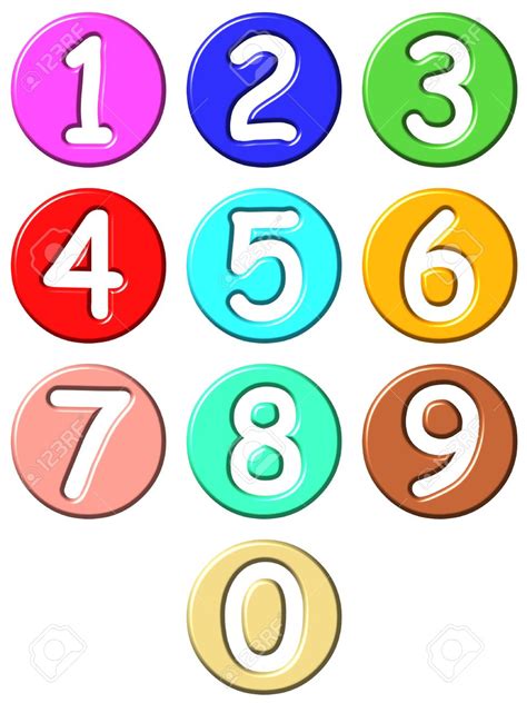 clip art numbers  kids clip art library