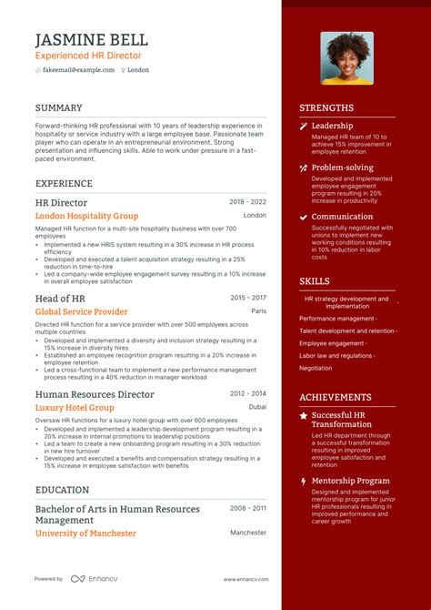 hr director resume examples guide