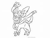 Sylveon Pokemon Coloring Eevee Pages Evolutions Lineart Evolution Printable Drawing Color Print Colouring Kids Sheets Size Printables Deviantart Draw Getdrawings sketch template