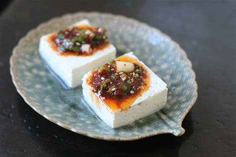 cookfive steamed tofu  spicy sauce