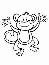 Monkeys sketch template