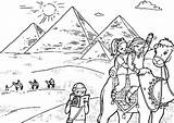 Coloring Egypt Pages Pyramid Destination Joseph Tourist Pyramids Kids Color Printable Getcolorings Getdrawings sketch template