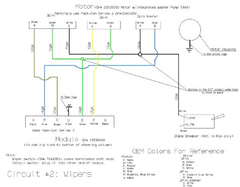 wiper motor wiring diagram chevrolet cadicians blog