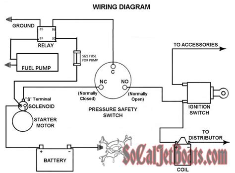 electric fuel pump wiring relay