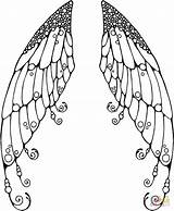 Coloring Wings Fairy Pages Double Angel Printable Wing Heart Ailes Drawing Realistic Supercoloring Coloriage Color Fées Rocks Books Adult Fée sketch template