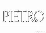 Pietro sketch template