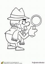 Sherlock Holmes Detective Détective Greatestcoloringbook Prive sketch template