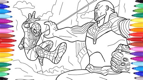 iron spider avengers infinity war  coloring pages vrogueco