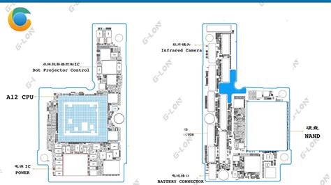 iphone schematic diagram iphone   pro max motherboard diagram part locations rehot cpu