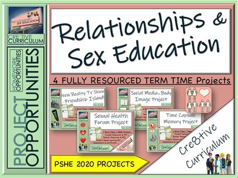 relationships and sex education projects teaching resources