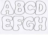 Letras Letters Moldes Foami Eva Goma Letra Fieltro Fabric Piecing Paper Bubble Felt Alphabet Abc Templates Letter Writing sketch template