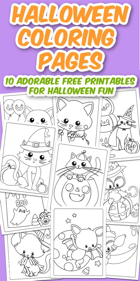 halloween coloring pages  printables fun money mom