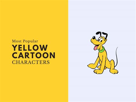 popular yellow cartoon characters   time