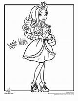 Cerise Ever After High Pages Coloring Hood Getcolorings Getdrawings sketch template