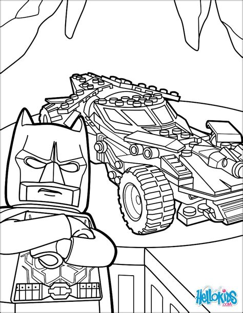 lego batman batmobile coloring pages hellokidscom
