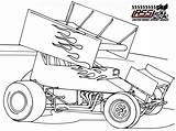 Coloring Sprint Car Dirt Pages Race Racing Cars Color Colouring Late Model Drawing Track Kids Printable Sheets Template Drawings Clipart sketch template