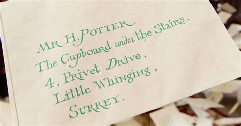 harry potter hogwarts letter sale