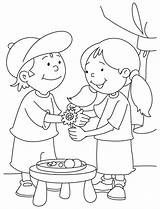 Coloring Pages Diwali Festival Drawing Kids Print sketch template