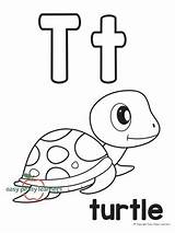 Letter Turtle Easypeasylearners Learners Peasy sketch template