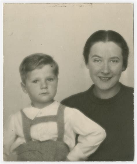 close up portrait of vilma grunwald and her son misa collections