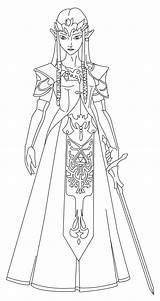 Zelda Coloring Pages Princess Legend Kids Sheets Colouring Print Color Book Link Twilight Coloriage Character Imprimer Printable Adult Characters Drawings sketch template