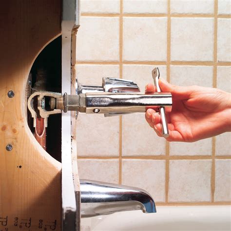 fix  leaking bathtub faucet diy family handyman