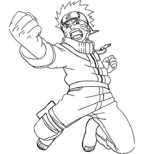 naruto coloring pages images anime pinterest naruto