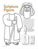 Prophet Puppet Puppets Isaiah Amos Prophets Testament Lds Abraham Messy Scripture sketch template