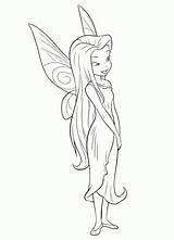 Coloring Fairy Fairies Fata Tinkerbell Colorare Disegni Hada Artofdisneyfairies Colorkid Dibujos Silvermist Nouveau sketch template