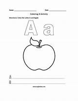 Alphabet Coloring Worksheets Pages Worksheet Letter Englishlinx Letters Writing Kids Color English Kindergarten sketch template