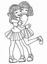 Bff Coloring Pages Kids Fun sketch template