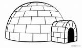 Igloo Drawing Draw Simple Snow Pages Winter Coloring Igloos Wikihow Step Printable Lines Craft Color Preschool sketch template