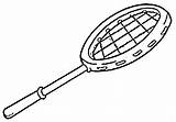 Raqueta Raquetas Racket sketch template