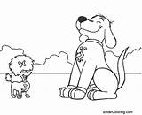 Clifford Cleo Coloring Pages Cute Printable Adults Kids sketch template