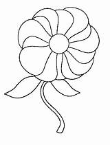 Coloring Flower Pages sketch template