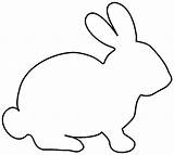 Bunny Rabbit Printable Silhouette Outline Easter Rabbits Pages Colouring Coloring Template Templates Printables Clipart Bunnies Stencil Head Sheets Kids Peter sketch template