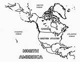 America Coloring North Map Printable Pages Kids Maps Usa Continent Drawing Colouring South Mountains Color States American Bestcoloringpagesforkids Regard Educational sketch template