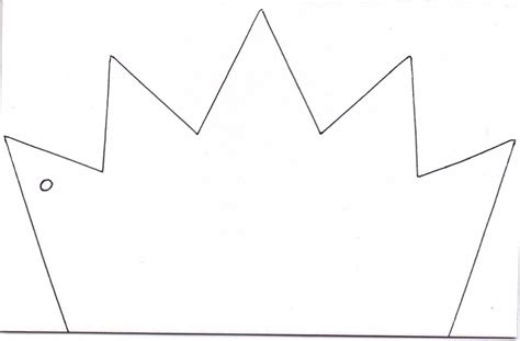 birthday crown template clipart